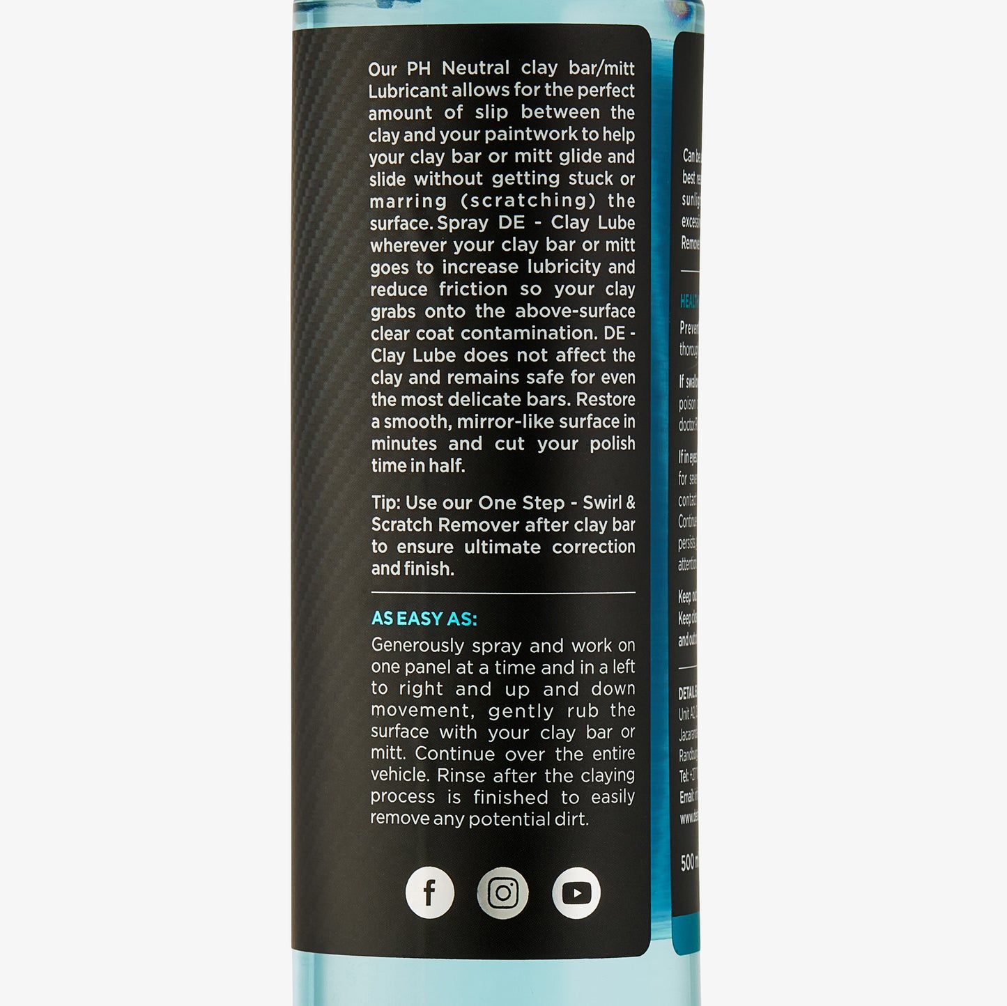 Clay Lube - Clay Cleaning Lubricant