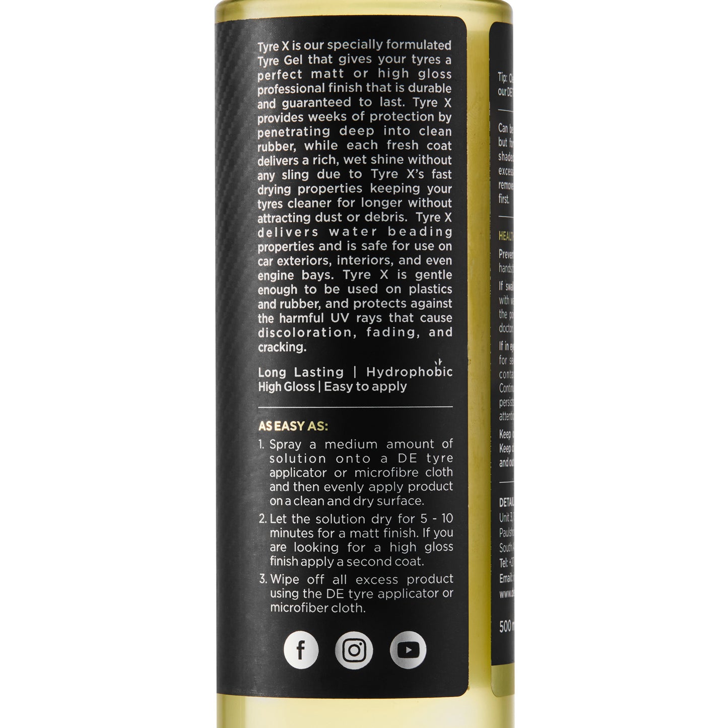 Tyre X - Long Lasting Tyre Gel